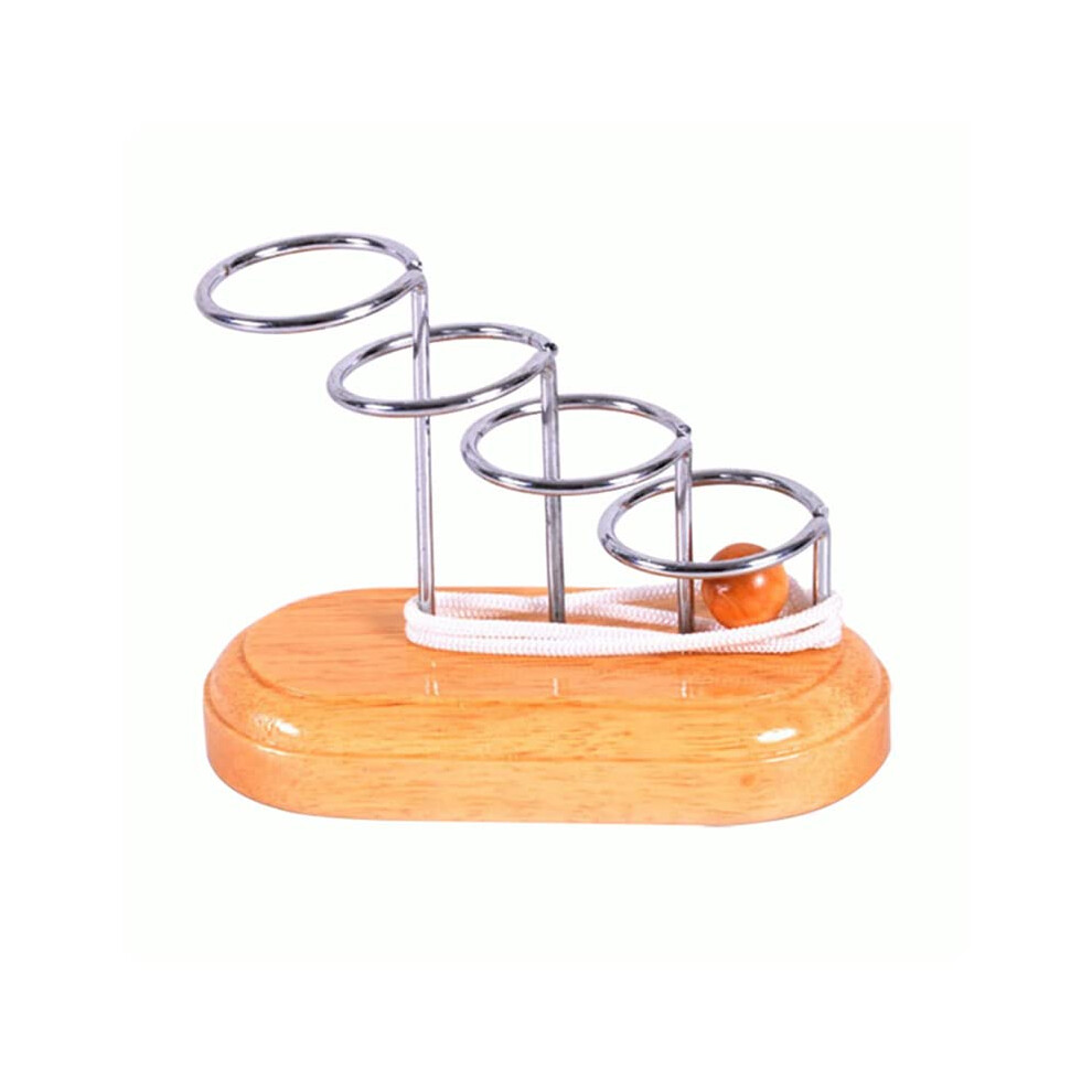 Wooden IQ Puzzle Game for Adults - Logic Brain Teasers, Educational Toys, Color: Prpt-01289-image-OPC-PJPPMJX-NEW