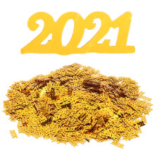 2021 konfetti kultaa 100g häät uudenvuoden syntymäpäiväjuhlat valmistujaiskoristelutarvikkeet