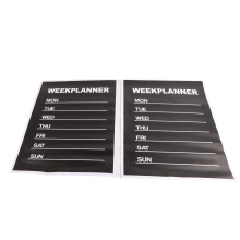 2 kpl seinäkalenteri liitutaululle 45x60cm itseliimautuva vedenpitävä PVC-liitutaulukalenteri himmeällä tekstuurilla kotiopetukseen