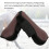 Horse Support Boots PU Shell & Neoprene, Brown, Front, M 11