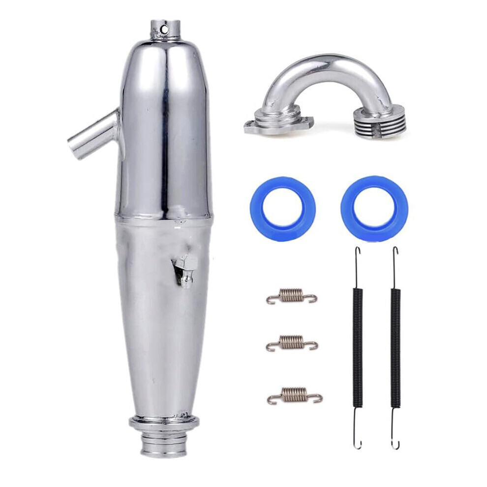 Exhaust Pipe For Hsp Hpi Redcat 1/8 Nitro Rc Car Bq004 Compatible With Sh Go 21/28 Engine High-Quality Material 6493810727085