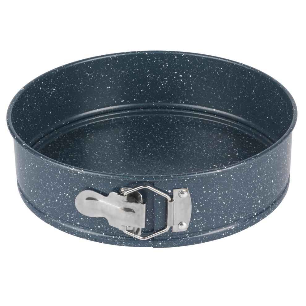 Russell Hobbs RH02176EU7 Nightfall Stone Springform Cake Tin - 24cm Non-Stick Loose Bottom Baking Pan, Carbon Steel Round Oven Tray for Sponge Cakes,