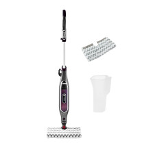Shark Automatic Klik n' Flip Steam Mop for Hard Floors with Intelligent Steam Control, Steam Blaster, 2 Machine Washable Cleaning Pads & Fill Flask,