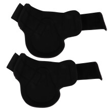 1 Paar Pferdesehnen-Boots, weich, rutschfest, leicht klebend, PU-Schale, Pferdehufe, Blau, Hinterbeine, XL