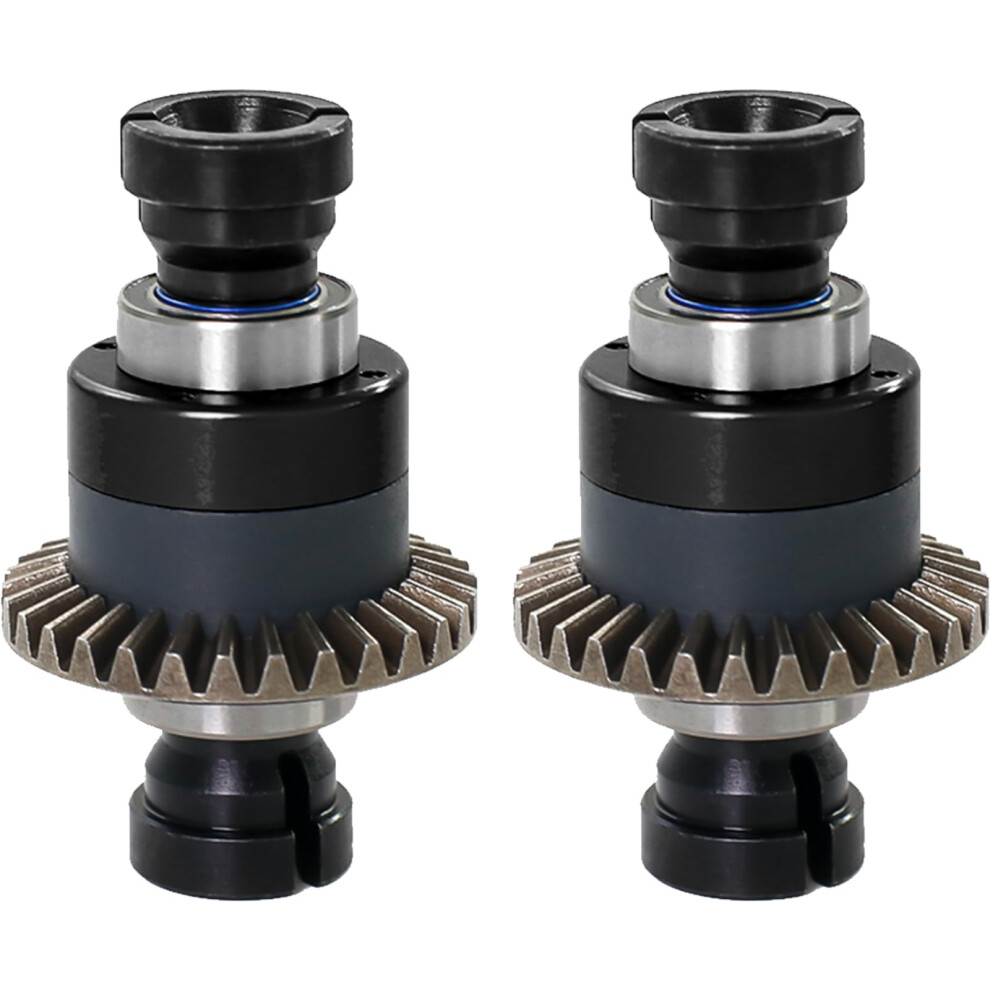 Assembled Differential 30T 0.8Mod Metal For Arrma 1/18 Granite Grom Typhon Grom 1/14 Mojave Grom 1/12 Losi Nascar Awd Rc Racecar Black 6482260727172