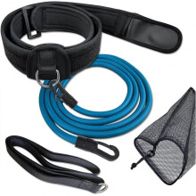 Swim Tether Stationary Swimming,Swim Resistance Belt, Swim Bungee Training Belt