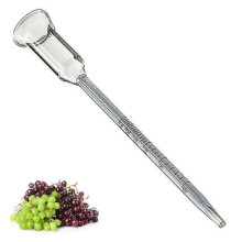 Vinomètre en verre 0 à 25 Vol% Teneur en alcool Pourcentage d'alcool Vin de fruits Vin de fruits Bière Vin Alcoomètre