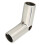 Conector de pasamanos de 22 mm, 2 vías, codo de 110, inoxidable 7