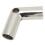 Conector de pasamanos de 22 mm, 2 vías, codo de 110, inoxidable 16