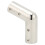 Conector de pasamanos de 22 mm, 2 vías, codo de 110, inoxidable 15