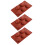 3PCS Semi Sphere Silicone Mold Baking Mold for DIY 5