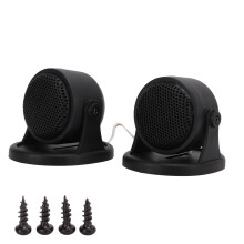 Paar Auto Mini-Tweeters Audio-Lautsprecher 101dB 5–20KHz Seidentupf Schwarz Universal mit Schrauben