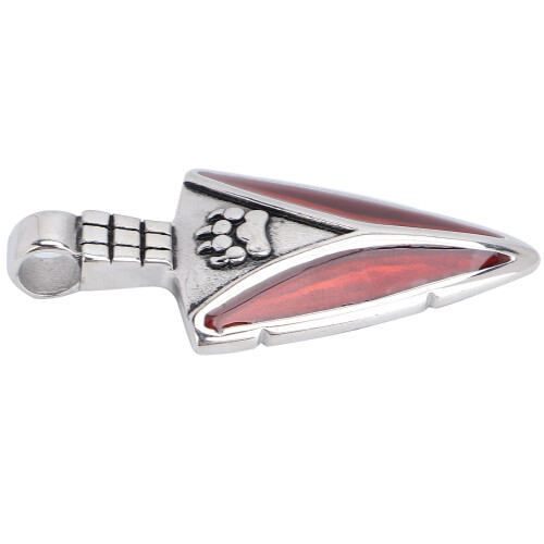 Zipper Replacement Tag Titanium Steel Charm 2