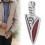Zipper Replacement Tag Titanium Steel Charm 9