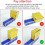 Night Light for Kids, VEEKI Stackable LED 7 Colors 3D Puzzles Night Light Induction Interlocking Desk Lamp 12