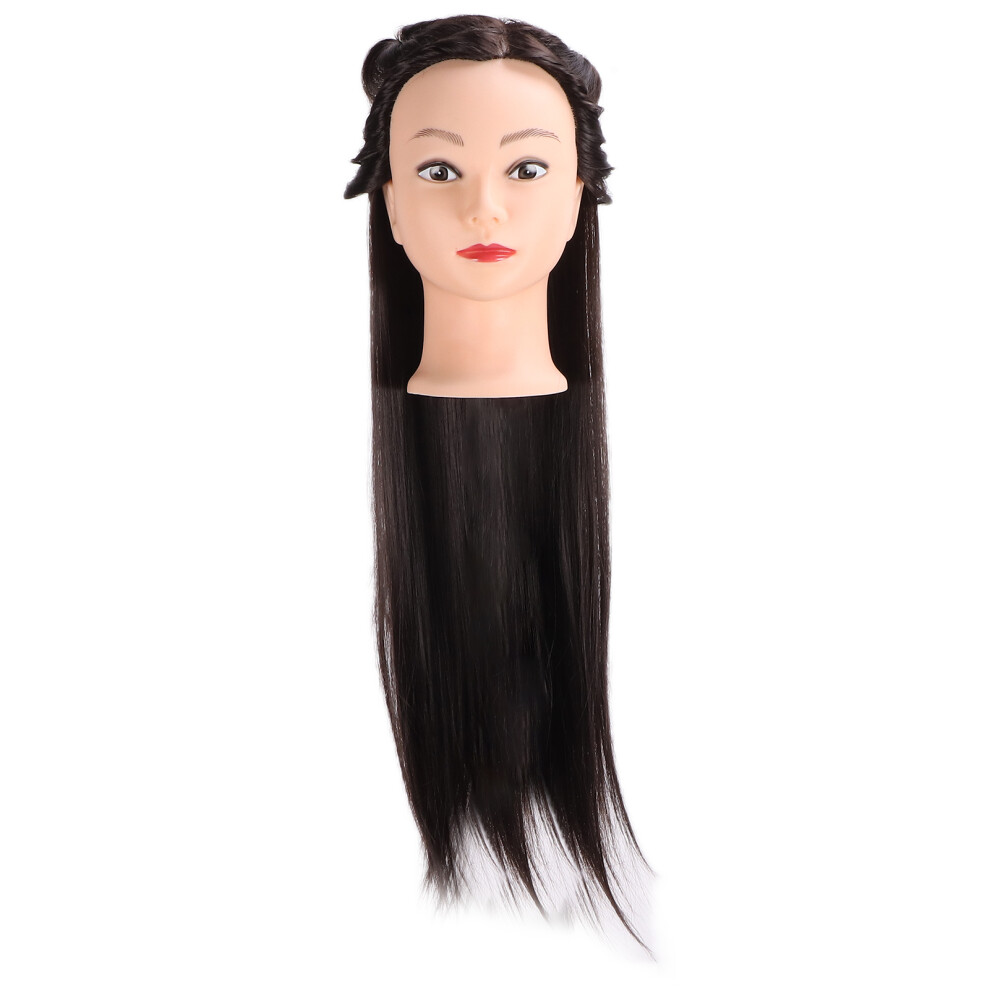 Unisex Long Hair Mannequin Head Professional Hairdresser