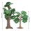 Artificial Mini Landscape Tree Small Garden Decor Realistic Material 10cm 4