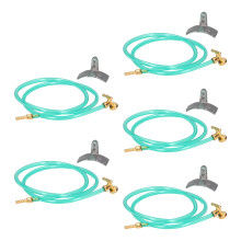 5 piezas de manguera de riego para casa de muñecas a escala 1:12, 38,3 cm, de plástico