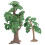 Artificial Mini Landscape Tree Small Garden Decor Realistic Material 10cm 12