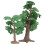 Artificial Mini Landscape Tree Small Garden Decor Realistic Material 10cm 15