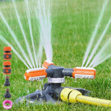 Garden Sprinkler, Garden Automatic Watering Irrigation System, Large Area Covering 360 Rotating Sprinkler for Lawn, Garden