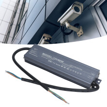 Fuente de alimentación impermeable IP67 80W 182x44x21mm negro