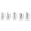 5pcs/set Stainless Steel Pastry Cream Icing Piping 10
