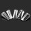 5pcs/set Stainless Steel Pastry Cream Icing Piping 8