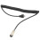Adaptateur de câble pour microphone à main de remplacement MH-31B8 ABS 10