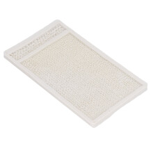 Tapete texturizador de silicona gris para pasteles 20.2x11.7x1 cm 173g