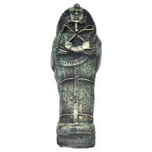 Resin Mummy Coffin Ornament for Fish Tanks, 11.6x4.2cm