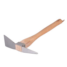 Spitzhacke, einfach, praktisch, hochwertige Verarbeitung, Edelstahl, Holzmaterial, Grabwerkzeug