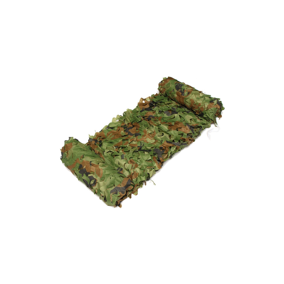 Camouflage Army Trap Net Military Hunting Trap Woodland Leaves Sunshade Net Green 799932863349