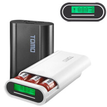 TOMO T4 4 - delige 18650 Batterijen Oplaadstation Power Bank Case Doe - Het - Zelf Doos