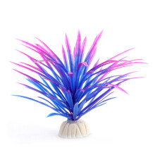 Decorazioni artificiali in plastic per acquari erba per pesci acquario per pesci.