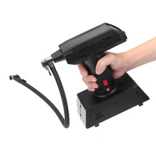 Pompa per gonfiare palloni e pneumatici per auto portable 12V wireless con schermo LCD