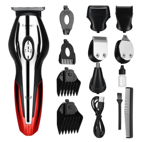 100-240V Tagliacapelli wireless Ricaricabile USB Kit di Taglio Capelli 1