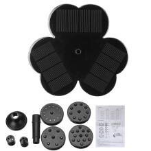 6V/1.5W Zonnefonteinpomp Drijvende Zonne - energie Voedingsbadfonteinpomp Zonnewaterpomp Kit