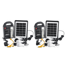 3W 6V Pannello Solare Generatore di Stoccaggio Luce LED Sistema Caricatore USB Lampada di Emergenza