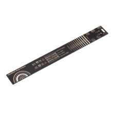 5pcs Régua Multifuncional de PCB 15cm Ferramenta de Medição Resistor Capacitor Chip IC SMD Diodo Transistor Pacote Estoque Eletrónico