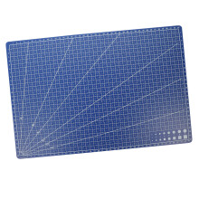 Cutting Mat 17.6 x 11.8in Non-Slip Rotary Cutter Board for Quilting and Craft Projects Upholstered Blue Cutting Pad