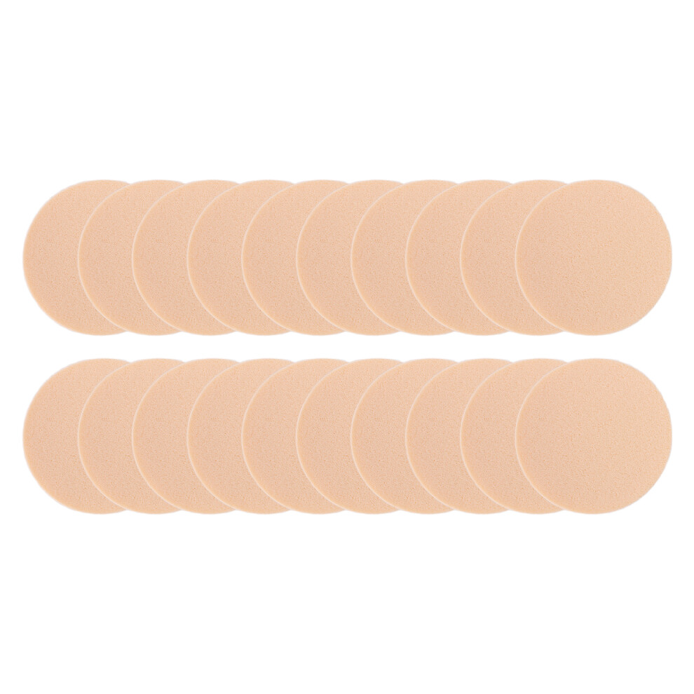 20PCS Round Makeup Sponge Dry and Wet Dual Use