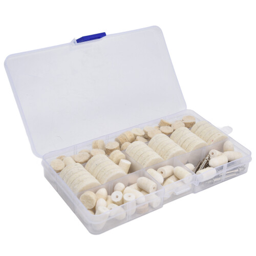 Polishing Buffing Wool Felt Wheels Kit 30/50pcs Rotary Tool Drill Attachments 1