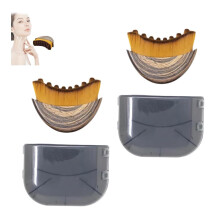 Chin & Jawline Sculpting Dry Brushing Face Brush Set for Lymphatic Drainage and Contouring, Ergonomic Design, 2 Sets