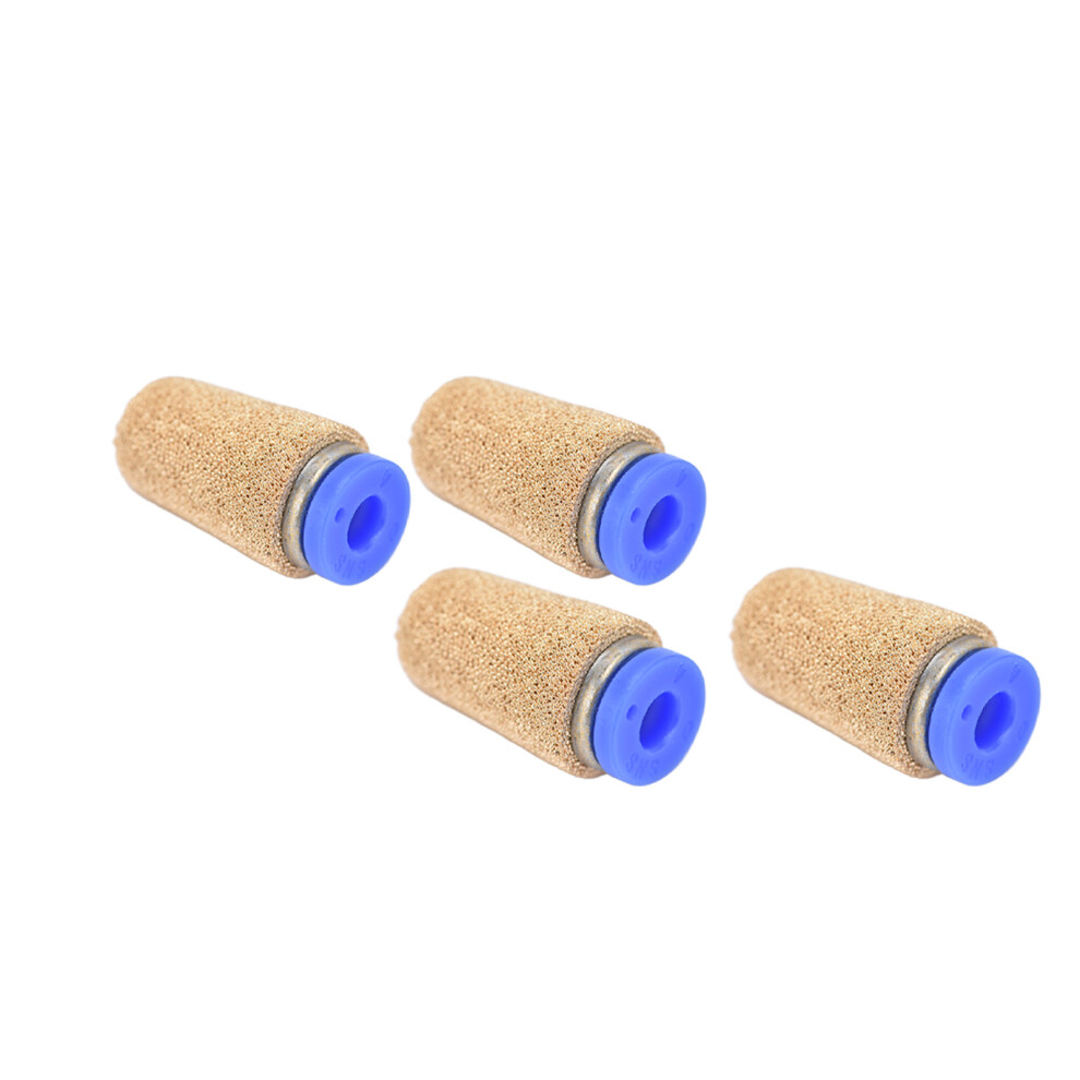 4Pcs Copper Pneumatic Muffler 30Db Noise Silencer Psfâ4 4691342715774