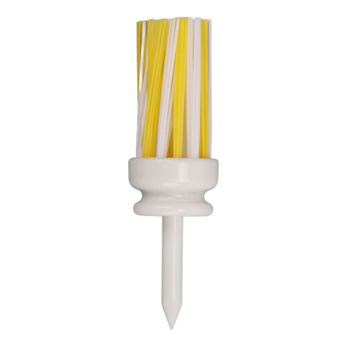 tee da golf in plastica da 70 mm, bianchi e gialli, 6-7 g 1