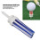 Tees de golf de 83mm plástico blanco-azul 6-7g 9