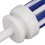 Tees de golf de 83mm plástico blanco-azul 6-7g 5