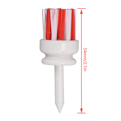 Base lunga da 54 mm, bianco/rosso, 6-7 g, tee da 25 mm/1.0 in 2