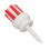 Base lunga da 54 mm, bianco/rosso, 6-7 g, tee da 25 mm/1.0 in 8